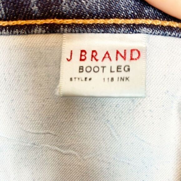 J Brand Bootleg Jeans Bootcut Dark Blue Size 30 - Picture 4 of 5